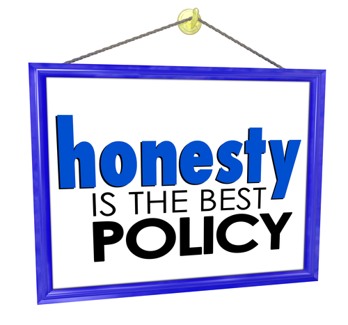 Honesty is the Best Policy Store Business Company Sign